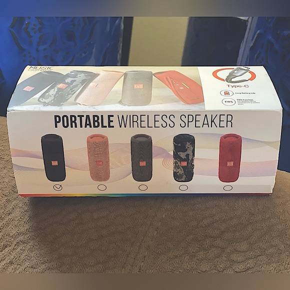 Portable Wireless Bluetooth Speaker, Black — T&G - Picture 2 of 16
